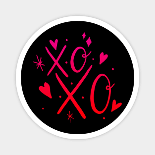 XOXO Tiny Hearts Valentine's Day Magnet